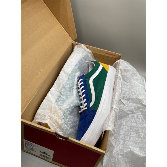 Vans Old Skool Yatch Club Men’s Sneakers Multi Color Blue Green Red Yellow 10 - Picture 13 of 15